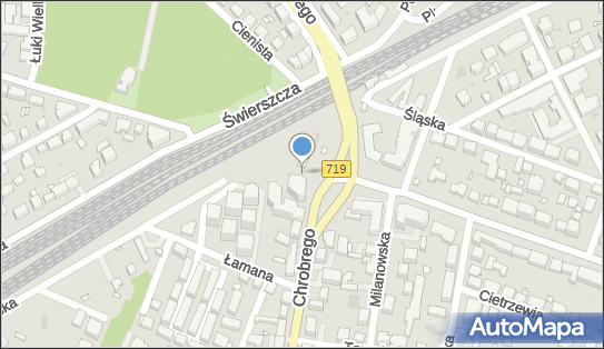 Paczkomat InPost WAW07APP, Chrobrego 4, Warszawa 02-479