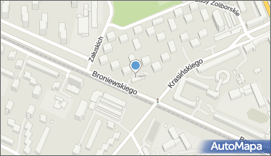 Paczkomat InPost WAW07A, Broniewskiego 12, Warszawa 01-771