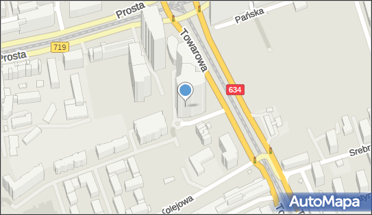 Paczkomat InPost WAW08H, Daszyńskiego 2B, Warszawa 00-843