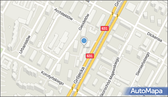 Paczkomat InPost WAW103H, Grójecka 128C lok. 2, Warszawa 02-383