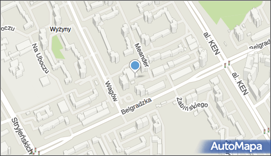 Paczkomat InPost WAW106HP, Braci Wagów 4, Warszawa 02-791