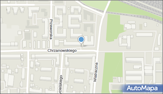 Paczkomat InPost WAW106M, Chrzanowskiego 4, Warszawa 04-381