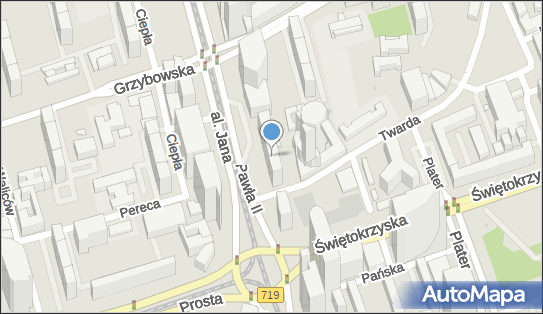Paczkomat InPost WAW112M, Aleja Jana Pawła II 20, Warszawa 00-133