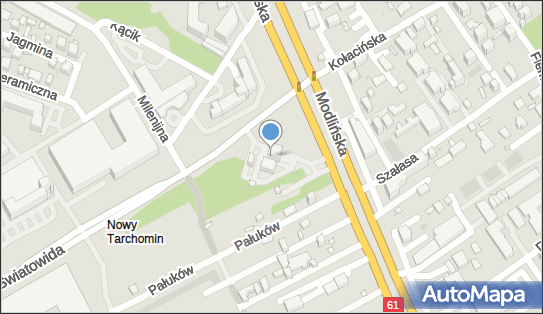 Paczkomat InPost WAW11AP, Modlińska 195, Warszawa 03-122