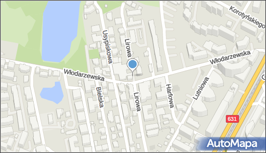 Paczkomat InPost WAW11BAPP, Włodarzewska 38, Warszawa 02-384