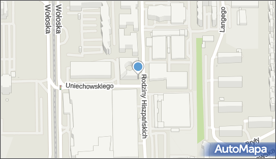 Paczkomat InPost WAW122M, Rodziny Hiszpańskich 1, Warszawa 02-685