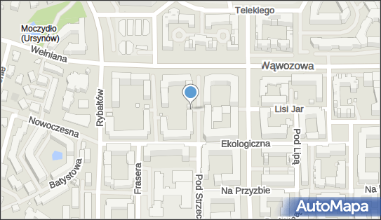 Paczkomat InPost WAW125AP, Pod Strzechą 5, Warszawa 02-798