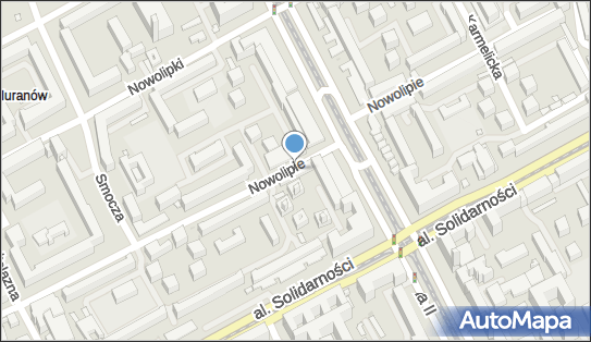 Paczkomat InPost WAW129H, Nowolipie 23, Warszawa 01-002