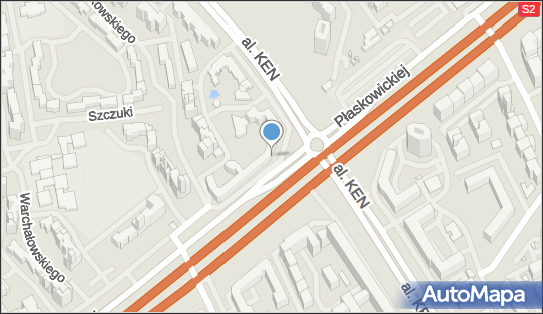 Paczkomat InPost WAW132H, KEN 51, Warszawa 02-797