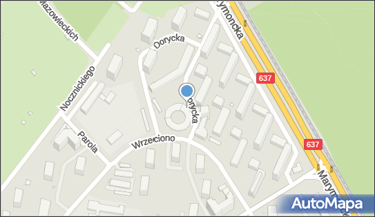 Paczkomat InPost WAW133H, Wrzeciono 41, Warszawa 01-963