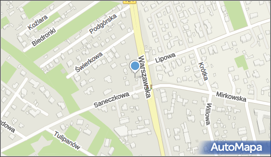 Paczkomat InPost WAW134AP, Saneczkowa 4, Konstancin-Jeziorna 05-520