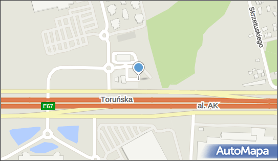 Paczkomat InPost WAW135AP, Toruńska 105, Warszawa 03-226