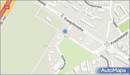 Paczkomat InPost WAW135A, Powązkowska 43A, Warszawa 01-797