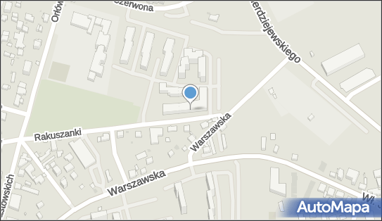 Paczkomat InPost WAW136H, Elżbiety Rakuszanki 6, Warszawa 02-496