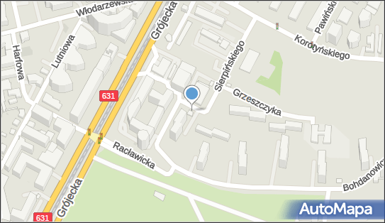 Paczkomat InPost WAW137H, Wacława Sierpińskiego 2, Warszawa 02-122