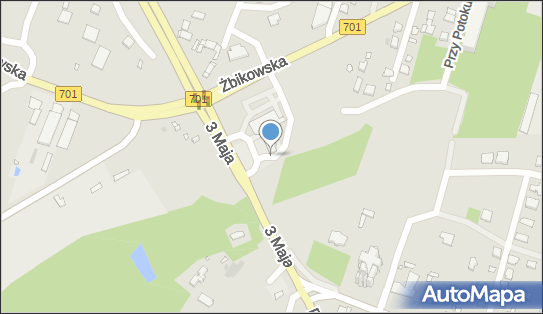 Paczkomat InPost WAW143AP, 3 Maja 130, Pruszków 05-800
