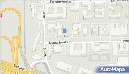 Paczkomat InPost WAW145AP, Domaniewska 52, Warszawa 02-672