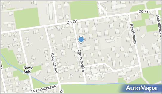 Paczkomat InPost WAW14APP, Zambrowska 8, Warszawa 04-642