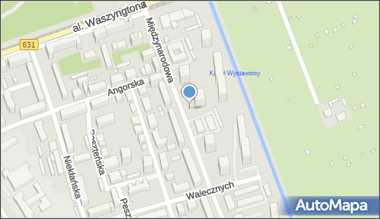 Paczkomat InPost WAW155M, Międzynarodowa 64, Warszawa 03-922