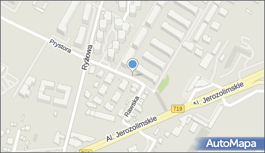 Paczkomat InPost WAW157A, Prystora 4, Warszawa 02-497