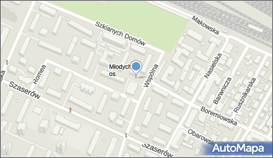 Paczkomat InPost WAW160A, Wspólna Droga 27, Warszawa 04-345