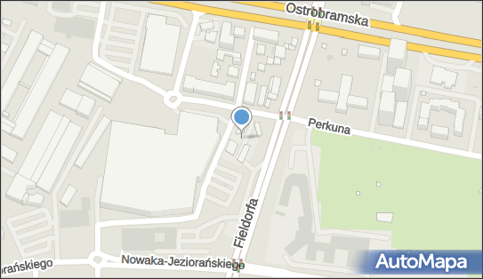 Paczkomat InPost WAW173AP, Fieldorfa 41A, Warszawa 04-125