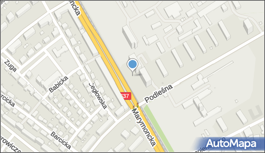 Paczkomat InPost WAW179M, Marymoncka 32b, Warszawa 01-869