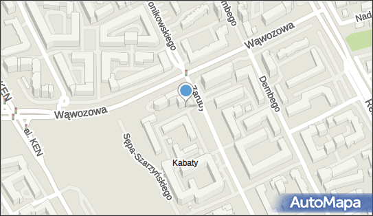 Paczkomat InPost WAW185M, Wąwozowa 11, Warszawa 02-796