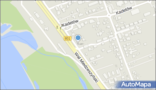 Paczkomat InPost WAW188M, Wał Miedzeszyński 572, Warszawa 03-994