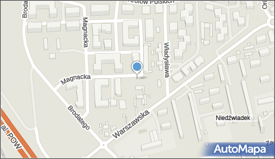 Paczkomat InPost WAW18H, Magnacka 1, Warszawa 02-496