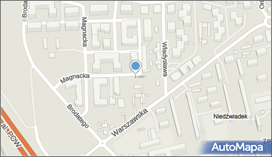 Paczkomat InPost WAW18H, Magnacka 1, Warszawa 02-496