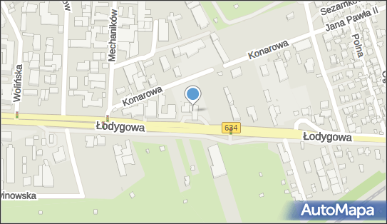 Paczkomat InPost WAW196AP, Łodygowa 29, Warszawa 03-687