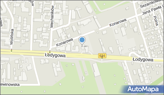 Paczkomat InPost WAW196AP, Łodygowa 29, Warszawa 03-687