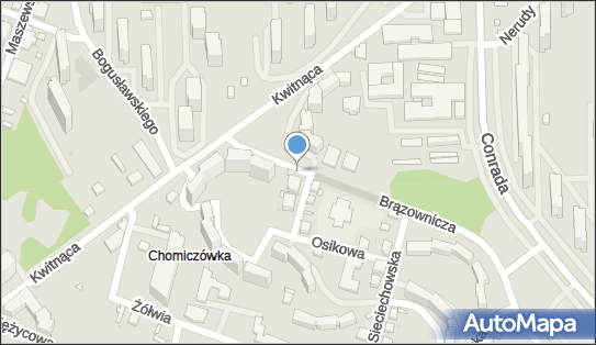 Paczkomat InPost WAW203M, Słonecznikowa 25, Warszawa 01-928