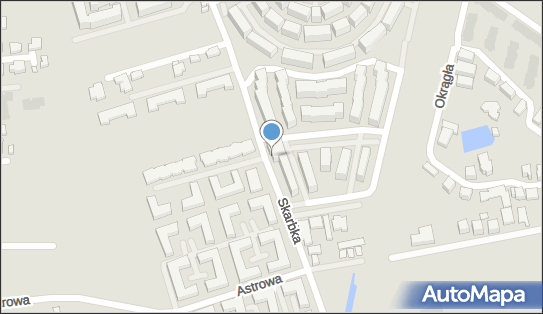 Paczkomat InPost WAW216AP, Skarbka z Gór 120, Warszawa 03-287