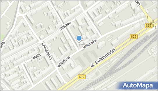 Paczkomat InPost WAW217AP, Środkowa 2/4, Warszawa 03-430
