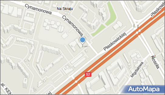 Paczkomat InPost WAW218M, Kulczyńskiego 14, Warszawa 02-796