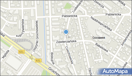 Paczkomat InPost WAW220M, Zawierciańska 1, Warszawa 04-221