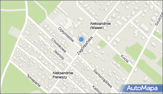 Paczkomat InPost WAW223M, Zagórzańska 25, Warszawa 04-965