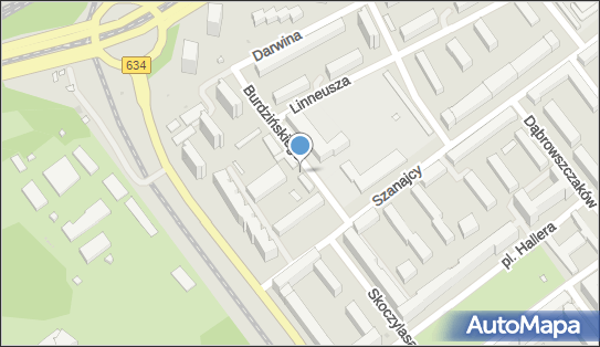 Paczkomat InPost WAW228AP, Burdzińskiego 5, Warszawa 03-480