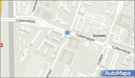Paczkomat InPost WAW22H, Cybernetyki 15, Warszawa 02-677