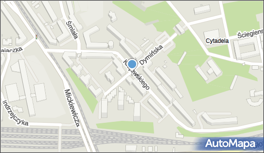 Paczkomat InPost WAW234AP, Rafała Krajewskiego 1, Warszawa 01-520