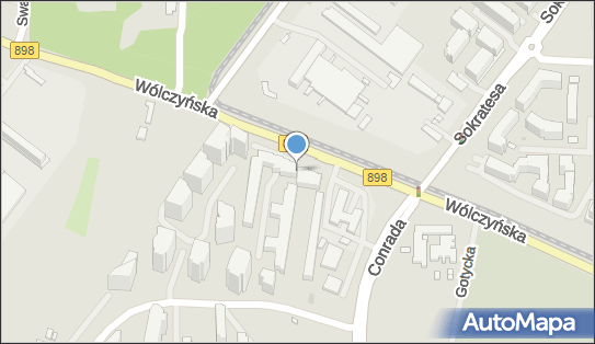 Paczkomat InPost WAW243M, Wólczyńska 65, Warszawa 01-931