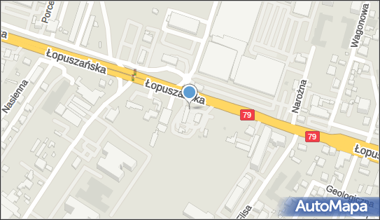 Paczkomat InPost WAW24B, Łopuszańska 29, Warszawa 02-220