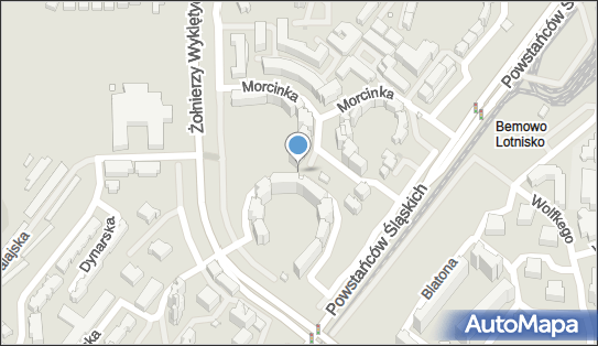 Paczkomat InPost WAW25APP, Morcinka 12, Warszawa 01-496
