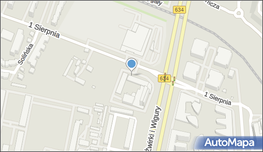 Paczkomat InPost WAW27B, 1 Sierpnia 1, Warszawa 02-134