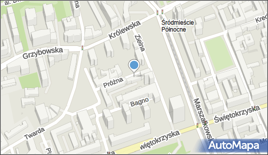 Paczkomat InPost WAW287M, Próżna 5, Warszawa 00-107