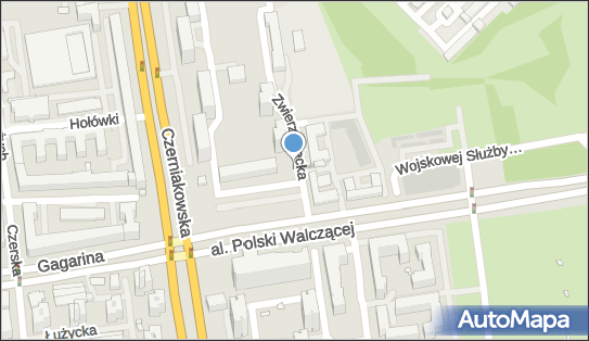 Paczkomat InPost WAW297M, Zwierzyniecka 9, Warszawa 00-719