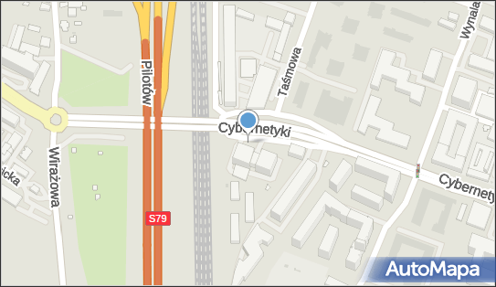 Paczkomat InPost WAW29A, Cybernetyki 21, Warszawa 02-677