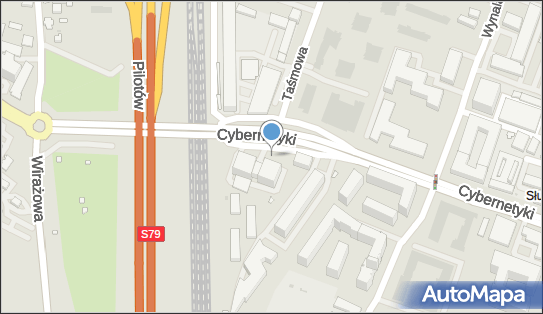 Paczkomat InPost WAW29A, Cybernetyki 21, Warszawa 02-677